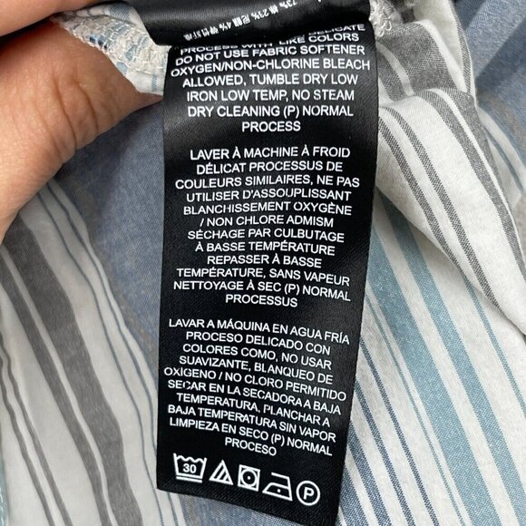 Kuhl Intriguer Shirt Snap Front Short Sleeve Striped Hiking Shirt - Picture 10 of 13